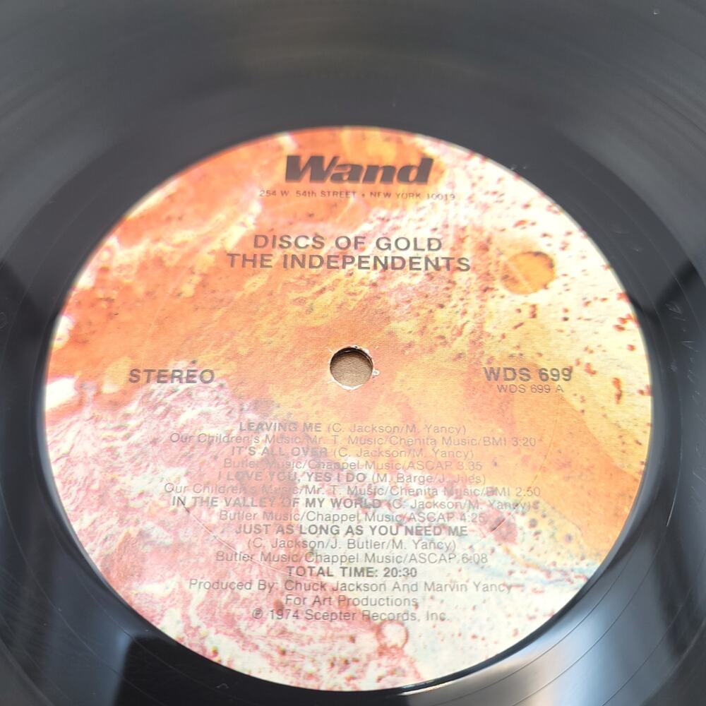 The Independents Discs of Gold Vinyl Record 1974 - Picture 5 of 7